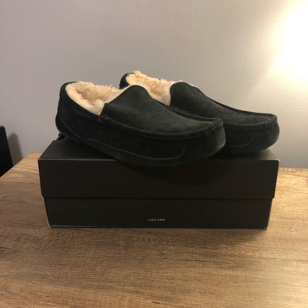 Mens UGG Suede Ascot Slipper
